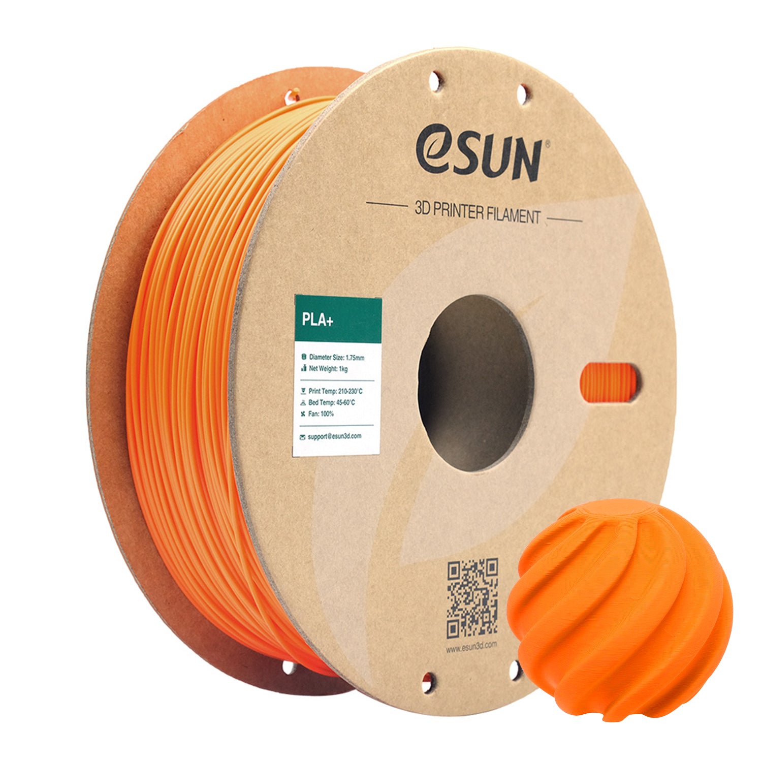 eSUN PLA+ 3D Printer Filament 1.75mm 1kg Spool