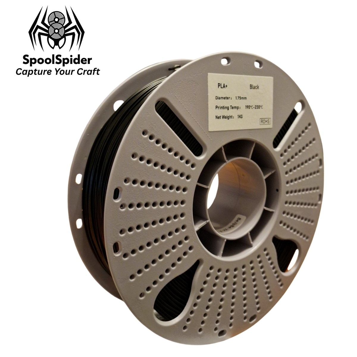 SpoolSpider PLA+ 3D Printer Filament 1.75mm 1kg