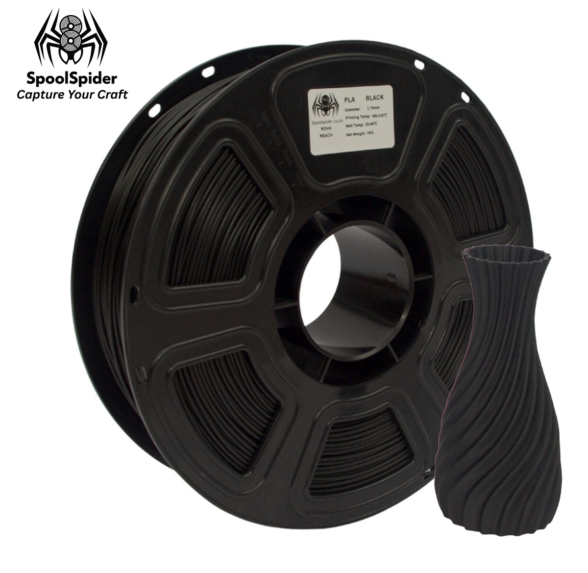 SpoolSpider PLA 1.75mm 1kg Rolls