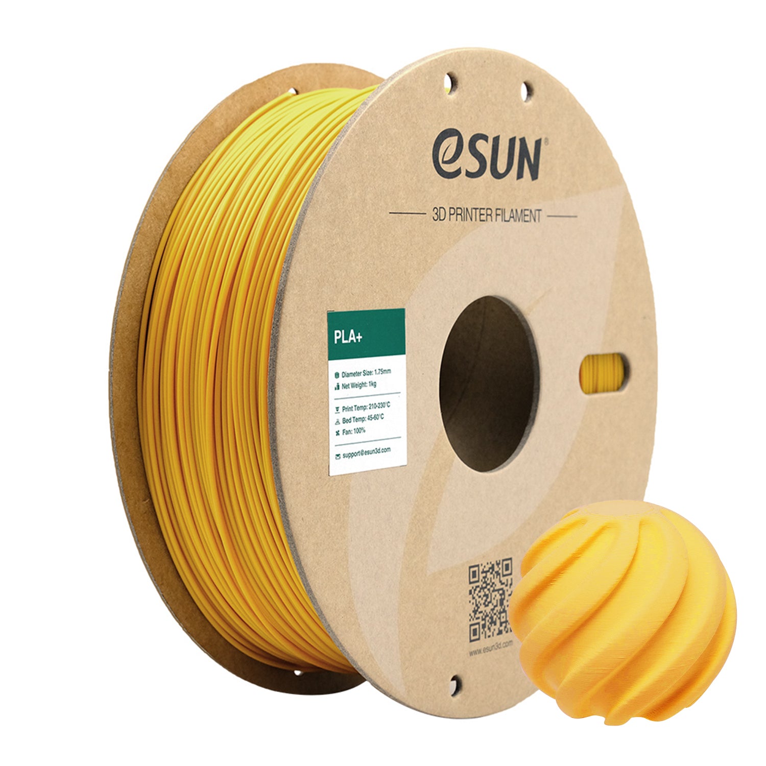 eSUN PLA+ 3D Printer Filament 1.75mm 1kg Spool